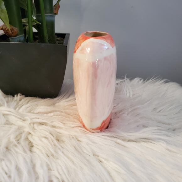 Hand Made Ceramic Vase Hand Painted Pin - Picture 3 of 5